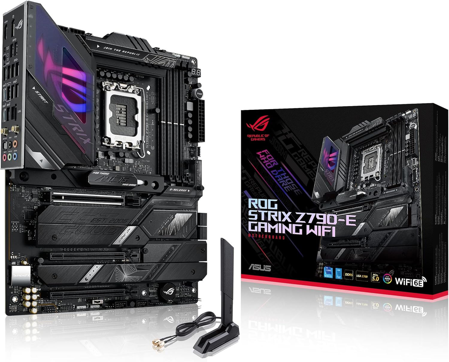 Motherboard: ASUS ROG Strix Z790-E Gaming WiFi