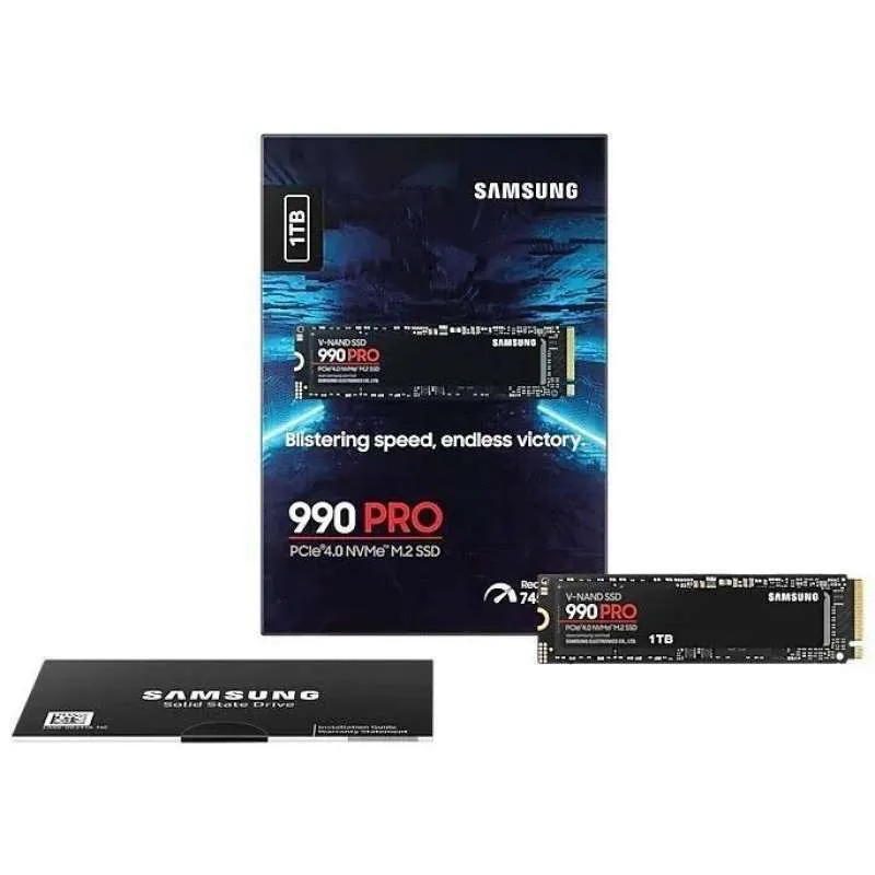 Storage: Samsung 990 Pro NVMe M.2 SSD
